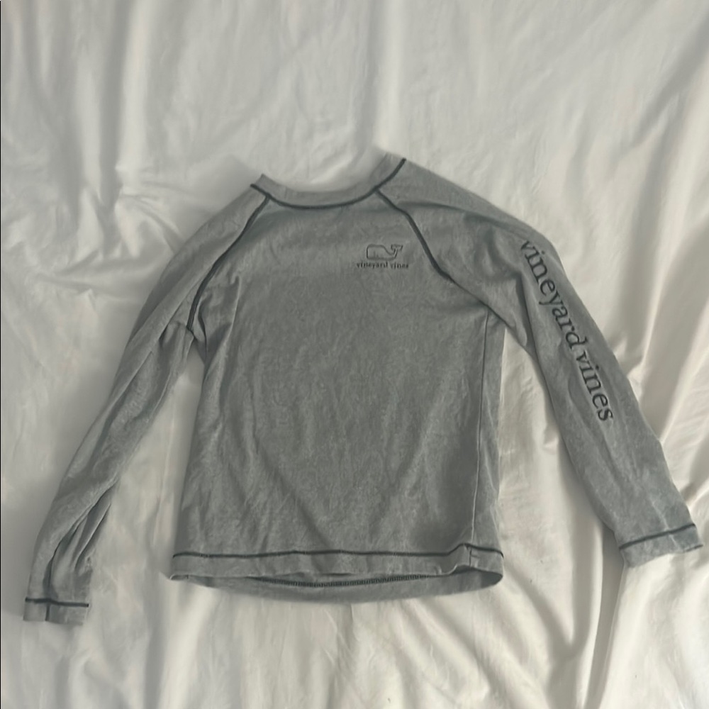Vineyard Vines Gray Long Sleeve Tee